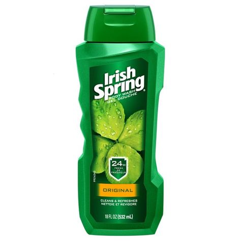 Original Body Wash | Irish Spring® Irish Spring Body Wash, Irish Spring Soap, Listerine Foot Soak, Spring Soap, Body Wash For Men, Irish Spring, Mens Body Wash, Baby Lotion, Irish Men