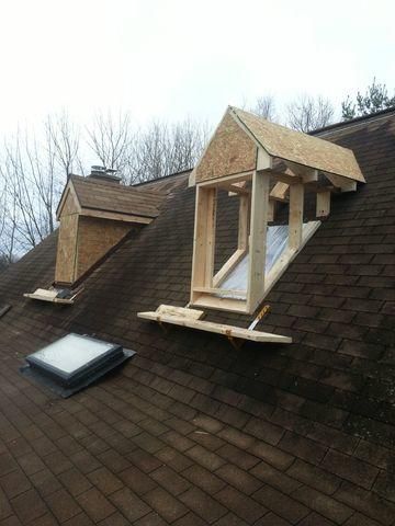 Add A Dormer To A House, Dormer Front Of House, Bedrooms With Dormers, Attic Roof Window, Dormer Window Treatments, Adding Skylights Before And After, Dormers Before And After, Dormer Addition Before And After, Cottage Dormer Window