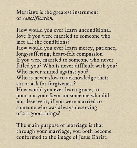 Is your marriage sanctifying you? Godly Marriage, The Meaning Of Marriage Timothy Keller, Godly Relationship Quotes, Marriage Restoration, Christian Content, Biblical Marriage, Godly Relationship, Study Scripture, Christian Girl