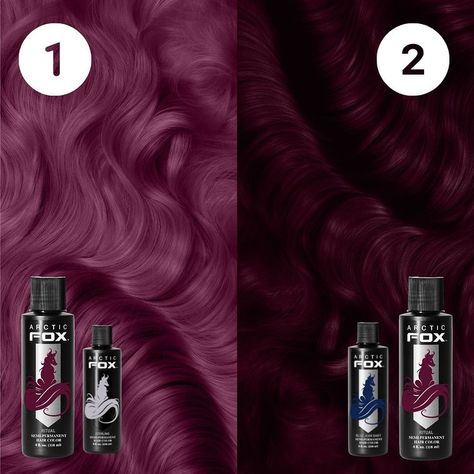 Arctic Fox Hair Color on Instagram: “It's National Drink Wine Day 😋🍷 To celebrate, we're bringing you besties two wine mixes to choose from 💅 Which one will it be? 💫 #AFritual…” Fox Hair Color Tips, Arctic Fox Mixes, Artic Fox Hair Dye Mixes, Artic Fox Hair Color, Arctic Fox Ritual, Artic Fox Hair, Red Hair Outfits, Fox Hair Dye, National Drink Wine Day