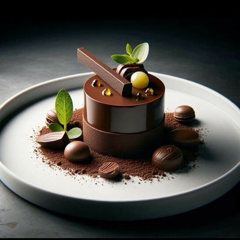 Gourmet Desserts Presentation, Michelin Dessert, Fancy Desserts Presentation, Fine Dining Desserts, Cake Models, Dessert Presentation, Art Cake, Beautiful Cake Designs, Dessert Plating