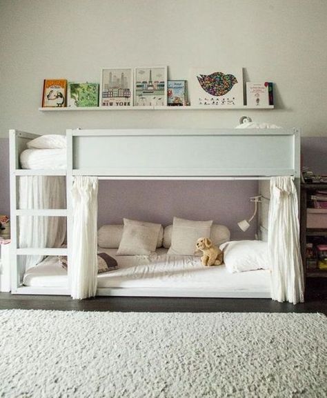 How To Upgrade Your IKEA Kura Bed - THE LONDON MOTHER Ikea Loft Bed, Bed Ikea, Mommo Design, Ikea Kura Bed, Kura Bed, Ikea Kura, Ikea Bed, Bunk Bed, Deco Table