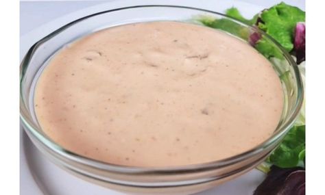 Outback Steakhouse Thousand Island Dressing Recipe - Drinks & Foods 1000 Island Dressing Recipe, Thousand Island Dressing Recipe, 1000 Island, Congealed Salad, Russian Dressing, Thousand Island, Thousand Island Dressing, Outback Steakhouse, Honey Mustard Dressing