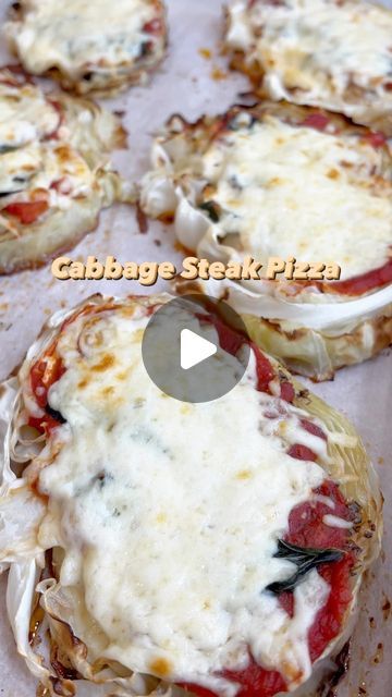 Alissa Francis RD CDE MHSc on Instagram: "Growing up, we all loved my dad’s famous Cabbage Steaks for a veggie boost. In this recipe, I simply transformed them into a pizza experience. Cut cabbage into thick steak slices, and coat them with oil, Italian spices and parmesan cheese. Bake for 10 minutes, and add pizza toppings. I kept it simple with marinara, fresh basil and mozzarella cheese. And now we have Cabbage Steak Pizza! Oh so good! 

Ingredients:
1 large white cabbage, cut into thick steak slices
Seasoning for cabbage: 2-3 tbsp EVOO, 1 tbsp Italian seasoning, 3 tbsp parmesan cheese (grated) 
Bake at 400F x 10-12 minutes 
Toppings: marinara, fresh basil and grated mozzarella (grated)
Bake again at 400F x 8-10 minutes, and broil for 30-60 seconds at the end for a bubbly cheese! 

Don’ Seasoning For Cabbage, Cabbage Steak, Roasted Cabbage Steaks, Steak Pizza, Cabbage Steaks, White Cabbage, Cheese Bake, Roasted Cabbage, Italian Spices