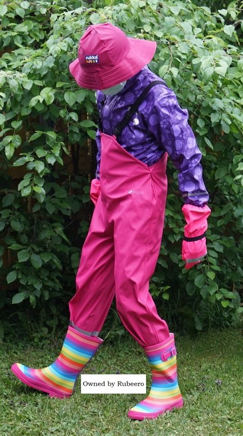 Rubber Outfit, Kids Rain Gear, Rain Bow, Rainwear Girl, Muddy Girl, Snow Gear, Kids Rain, Rain Gear, Rubber Boots