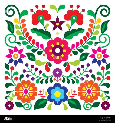 Patchwork Cushions, Mexican Pattern, Mexican Flowers, Mexican Embroidery, Moroccan Art, Folk Art Flowers, Traditional Embroidery, Huichol Art, Floral Embroidery Patterns