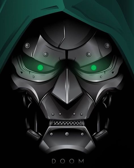 Doctor Doom Mask, Legion Of Doom Dc, Doctor Doom Wallpaper, Dr Doom Mask, Mr Doom, Demon Logo, Be The Villain, Doctor Doom Marvel, Victor Von Doom