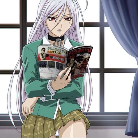 Vampire School Uniform, Inner Moka, Rosario Vampire Moka, Vampire School, Rosario Vampire Anime, Vampire Series, Rosario Vampire, Vampire Girls, Cartoon Crossovers