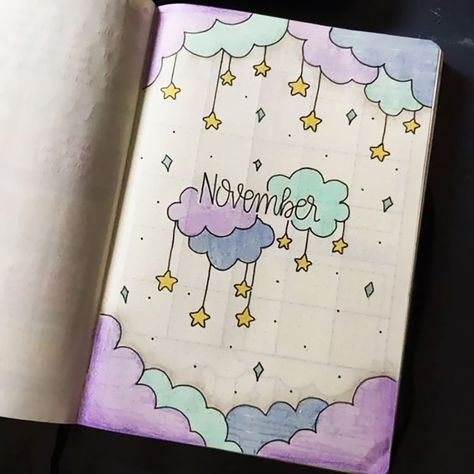 November Bujo, Journal Calendar, Bullet Journel, Kalender Design, 16 December, Bullet Journal 2019, Bujo Ideas, Bullet Journal Mood, Bullet Journal Aesthetic