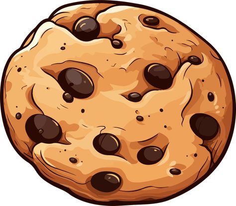 Cartoon Cookies Pictures, Animated Cookies, Chocolate Chip Cookies Drawing, Animated Food Drawings, Cookie Drawing, Cookie Clipart, Cookie Pictures, Cartoon Cookie, Plain Cookies