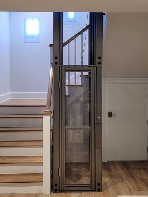 Homelift Elevator, House Lift, Elevator Interior, Stair Lift, Elevator Design, Lift Design, Rustic Retreat, Internal Design, Metal Building Homes