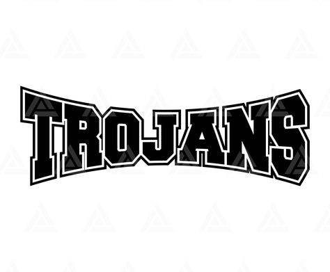 Trojans Svg, Jersey Font, Troy University, Background S, Stencil Svg, T Shirt Cut, Cricut Png, Circuit Projects, Cheer Mom