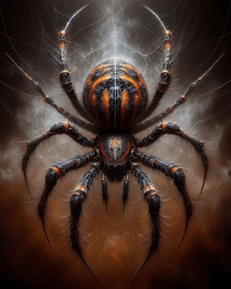 Fantasy Spider Cool Looking Spiders, Fantasy Spider, Fantasy Animals, Spider Art, Spiders, Animals, Art