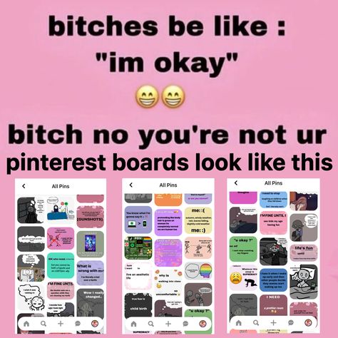 Pinterest Is Therapy, I Hate Pinterest, Pinterest Is My Therapy, Mentally I’ll Pinterest, Id Sell My Own Bones, Things To Post On Pinterest, Free Therapy Aesthetic, Pinterest Is Free Therapy, My Place In Society Trend