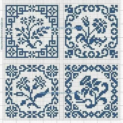 Talavera Crochet, Monochrome Cross Stitch, Free Cross Stitch Charts, Graph Crochet, Tapestry Crochet Patterns, Mini Cross Stitch, Pixel Pattern, Pixel Art Pattern, Cross Stitch Cards