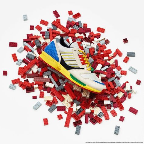 Sneaker Politics on Instagram: “Adidas ZX 8000 LEGO $130 men sizes 4-12 Available 09/25/2020 online and at all locations. #lego #zx8000 #adidaszx #sneakerpolitics #azx…” Adidas Zx 8000, Plastic Lace, Adidas Consortium, Adidas Zx, Sneakers Addict, Tie Shoes, Designer Sneakers, Shoe Box, Sneaker Head