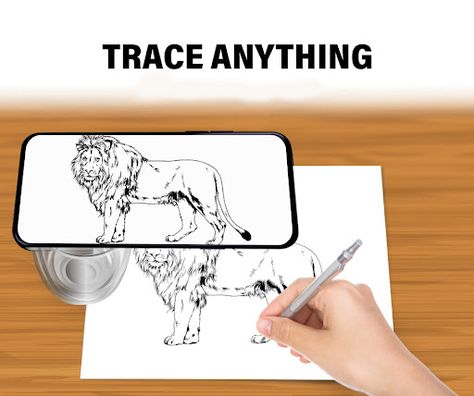 Tracing Apps For Drawing, Trace Pictures Drawing, How To Trace A Picture Onto Paper, Drawing Trace, Traceable Drawings, Tracing Pictures, App Drawings, Tracing Art, Camera Drawing