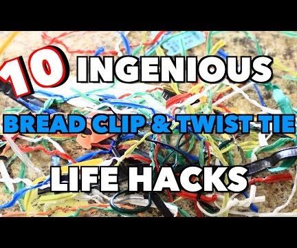 10 Ingenious Bread Clip and Twist Tie Life Hacks Bread Clip Hacks, Bread Clips Life Hacks, Bread Ties Crafts, Bread Ties, Life Hacks Youtube, Bread Tags, Bread Clip, Wine Cork Diy Crafts, Diy Recycled Projects