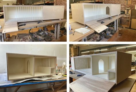 Bink: Furniture for House Rabbits (and Their People) by Jeni Nguyen — Kickstarter Diy Rabbit House, Litter Box Solutions, Rabbit Furniture, Diy Rabbit Cage, Indoor Rabbit Cage, Rabbit House, Bunny Room, Indoor Rabbit, Wooden Brush