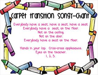 Center Transitions Ideas, Carpet Song, Transition Games, First Grade Songs, Prek Songs, Transition Songs For Preschool, Preschool Transitions, Toddler Songs, Transition Songs