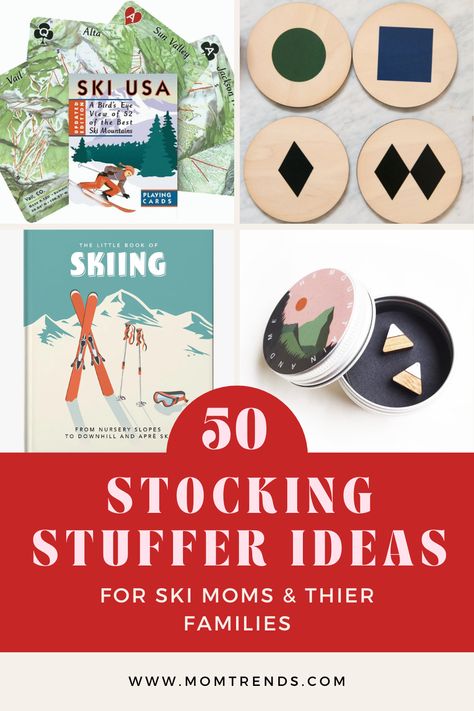 50 Stocking Stuffers for Skiers Ski Trip Goodie Bags, Ski Gift Basket, Small Thoughtful Gifts, Small Stocking Stuffers, Stocking Stuffers Ideas, Skier Gifts, Care Basket, Snowboarding Gifts, Snow Theme