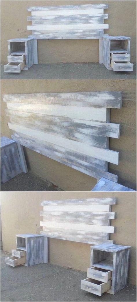 No one at your house is going to be able to make this for you jas.. hahaha Pallets Headboard, Wooden Pallet Headboard, Diy Wood Headboard, Shipping Pallet, Koti Diy, Western Bedroom Decor, Pallet Headboard, Diy Headboards, Wooden Headboard