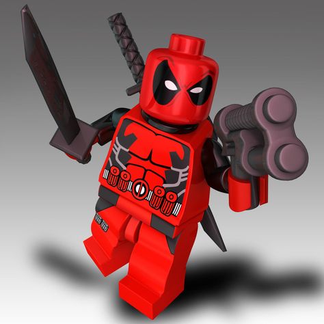 Deadpool Background, Deadpool Photos, Lego Tattoo, Lego Deadpool, Deadpool Art, Deadpool Wallpaper, Free Lego, Marvel Tattoos, Avengers Party