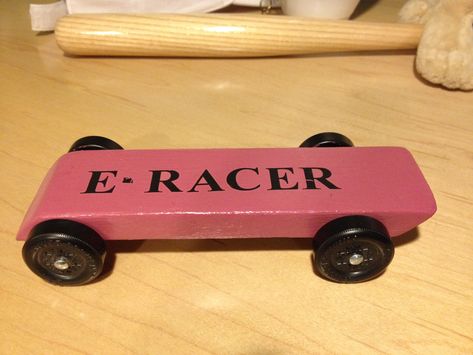 e-racer pinewood derby car Pinewood Derby Car Ideas, Derby Car Ideas, Cub Scout Cake, Scout Projects, Cub Scout Activities, Pinewood Derby Car, Camping With Teens, Derby Time, My First Car