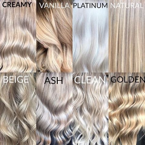 Creamy Hair Color Blondes, Blonde Hair And Highlights Light, Blonde Balayage For Cool Skin Tone, Types Of Platinum Blonde, Cool Toned Platinum Blonde Hair, Blonde Hair For Winter Skin Tone, Blonde Shades For Cool Skin Tones, Winter Blonde Hair Ideas, Cool Tones Blonde Hair