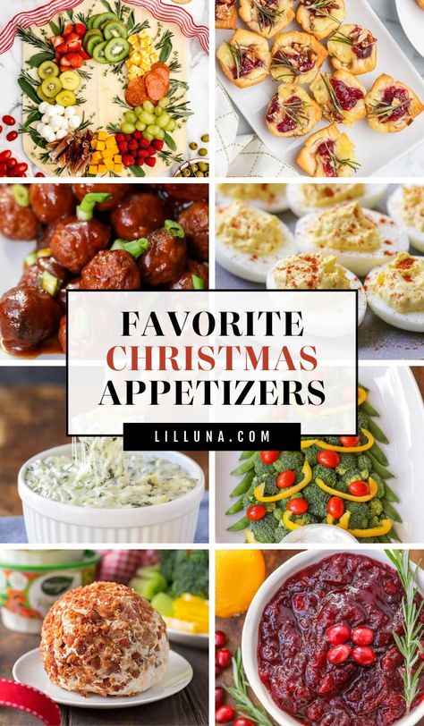 This round-up includes all the best Christmas appetizers - easy to make ahead, healthy, made in the crock pot, and ALL crowd favorites! #christmasappetizers #appetizers #christmas #appetizerrecipes Christmas Eve Appetizers, Xmas Appetizers, Make Ahead Christmas Appetizers, Holiday Appetizers Christmas, Best Christmas Appetizers, Best Holiday Appetizers, Christmas Potluck, Holiday Party Appetizers, Christmas Appetizers Easy