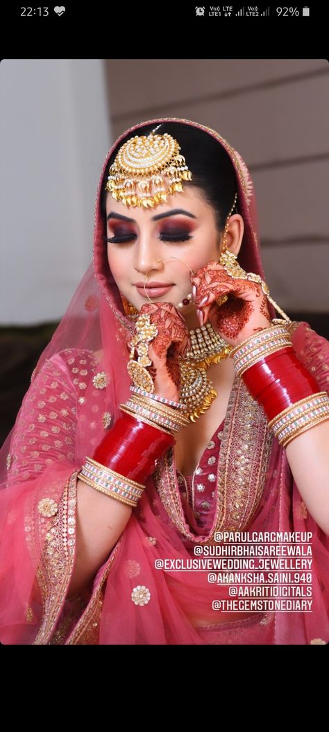 Parul Garg Makeup Brides, Parul Garg Makeup, Parul Garg, Bridal Makeup Pictures, Twin Quotes, Types Of Red, Bridal Eye Makeup, Indian Bride Outfits, Indian Brides