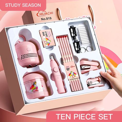 Chen Lin Electric Pencil Sharpener Electronic Stationery Set Erasers Mechanical Cleaner Kit For Children Art School Supplies - Stationery Set - AliExpress Electric Eraser, Electric Sharpener, Electric Pencil Sharpener, Art Essentials, Food Gift Cards, Stationary Gifts, Luxury Stationery, Cute Stationary, Pencil Sharpener