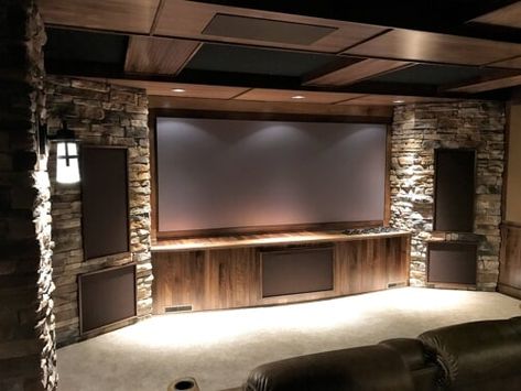 Home Theater Ideas, Huge Tv, Basement Home Theater, Home Theater Room Design, Theater Room Design, Home Theater Furniture, Home Cinema Room, Best Home Theater, Home Theater Setup