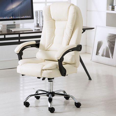 Apex Executive Reclining Office Computer Chair Plush Office Chair, Swivel Chair Office, Desk Chair Covers, Reclining Office Chair, Boss Chair, White Office Chair, Home Office Chair, Loungers Chair, Chair Office