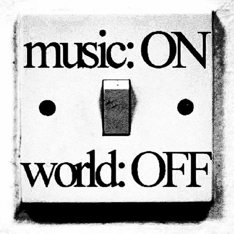 Music On. World Off. Music On World Off, S Icon, Playlist Covers, Alan Walker, Ig Post, Make Me Happy, Music Lovers, Life Quotes, Novelty Sign