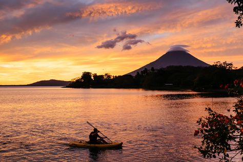 WATCH THE SUNSET AT PUNTA JESUS MARIA // Isla de Ometepe Nicaragua Beaches, Adventure Fund, Amalfi Beach, Ometepe, Magical Island, Nicaragua Travel, Natural Scenery, Future Travel, Real Estate Services