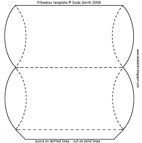 Pillow Gift Box Template Pillow Box Template, On The Pillow, Playing Card Box, Box Templates, Box Tutorial, My Pillow, Gift Box Template, I Love Your, Box Packaging Design