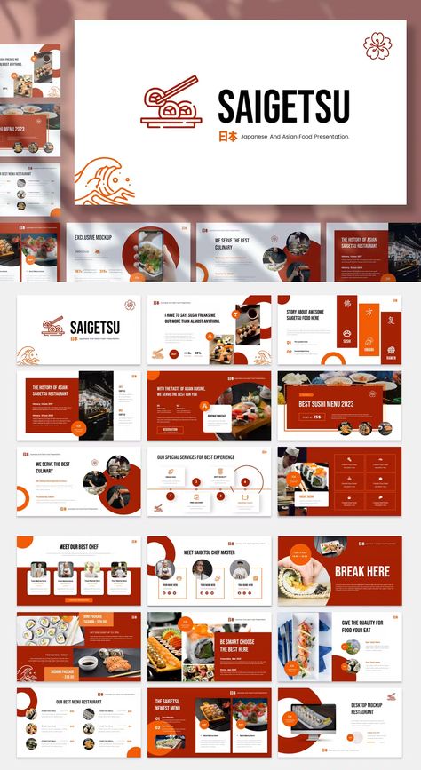 Food Business Google Slides Presentation Templates - 30 unique Multipurpose Slides Food Slide Presentation, Food Presentation Design Powerpoint, Food Ppt Template, Food Presentation Design, Design Presentation Ideas, Presentation Design Ideas, Food Presentation Ideas, Presentation Design Powerpoint, Food Powerpoint Template