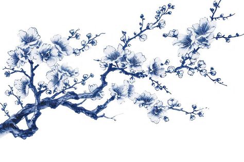 Sakura Drawing, Background Flower, Blue Cherry, Background Background, Tree Patterns, Flower Plant, Download Free Images, Drawing Sketch, Free Image