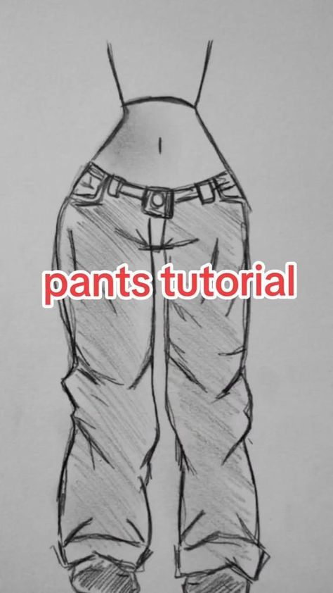 How To Draw A Outfit Step By Step, How To Draw Thigh Highs, Outfit Inspo Art Reference, Stuff To Do Draw When Bored, Step By Step Body Tutorial, How To Draw Cute Outfits, How To Draw My Art Style, Back Of Pants Drawing, Body Art Ideas Drawing