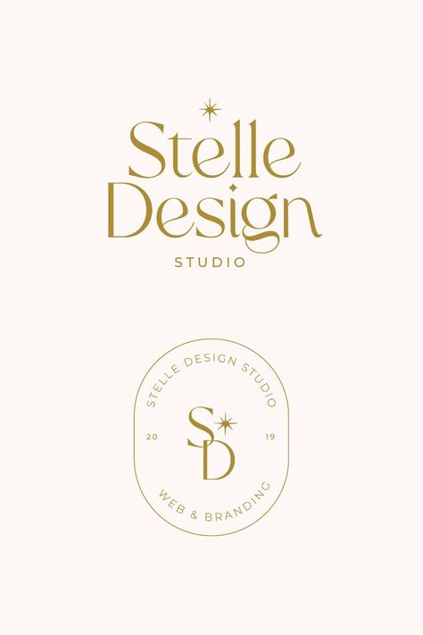 Logo Design Graphic Designer, Make Up Brand Logo, Graphic Designer Logos, Logo Graphic Designers, Logo With S, Gold Branding Design, Web Designer Logo, A S Logo, Gold Moodboard