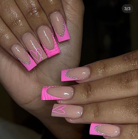 Water Color Nails, Girl Nails, Stripped Nails, Fancy Nails Designs, French Acrylic Nails, Colorful Nail Designs, Short Acrylic Nails Designs, Star Nails, Girls Nails