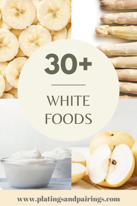 Looking for the BEST white foods for a white party? I’ve got you covered with these delicious food options! White foods are often associated with processed and unhealthy foods, but there are actually many white foods that are healthy and delicious. In this blog post, we will explore 30+ white foods that are good for you. White Color Party Food, Color Party White Foods, Classic Party Food, White Party Food Appetizers, White Colored Snacks, White Snack Board, Black And White Party Food Ideas, White Food For Color Party, White Colored Food