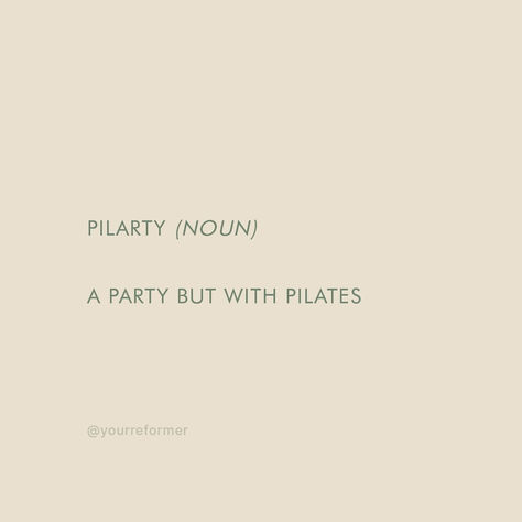 I'll bring the reformer, you bring the pilates. ❤️ Pilates Birthday Party, Pilates Party Ideas, Pilates Quotes Funny Hilarious, Reformer Pilates Quotes, Pilates Event Ideas, Pilates Studio Names, Pilates Sayings, Pilates Quotes Inspiration, Pilates Sign