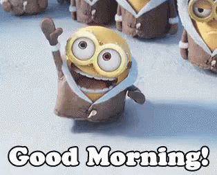 Morning Good Morning GIF - Morning GoodMorning Minion - Discover & Share GIFs Good Morning Minions, Good Morning Gif Funny, Good Morning Gif Images, Morning Smile, Cute Good Morning Gif, Good Morning Animated Images, Minion Gif, Good Morning Handsome, Morning Memes