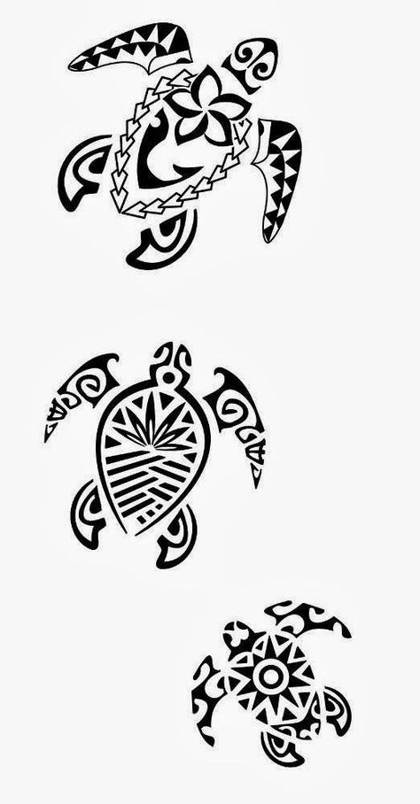 Turtle Stencil, Hawaiian Turtle Tattoos, Polynesian Tattoos Women, Turtle Tattoos, Sea Turtle Tattoo, Turtle Tattoo Designs, Maori Tattoo Designs, Muster Tattoos, Hawaiian Tattoo