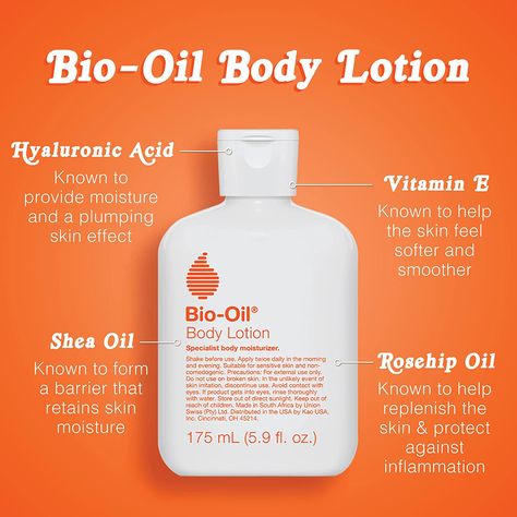 ABSORBS QUICKLY AND MOISTURIZES INSTANTLY — Non-greasy ultralight fluid lotion that spread easily, absorb quickly and leaves a smooth after feel Bio Oil Skin, Body Lotion For Dry Skin, Lotion For Dry Skin, Bio Oil, Moisturizing Body Lotion, Oil Skin Care, Moisturizer For Dry Skin, Rosehip Oil, Moisturizing Lotions