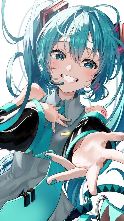 Hatsune Miku Fanart, Miku Fanart, Miku Hatsune Chibi, L Anime, Anime Pixel Art, Anime People, Anime Drawings Tutorials, Cool Anime Pictures, Anime Background