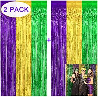 Fringe Streamers, Fringe Curtain Backdrop, Mardi Gras Photos, Mardi Gras Party Decorations, Foil Fringe Curtain, Carnival Party Decorations, Streamer Decorations, Photo Booth Wedding, Valentines Day Bulletin Board