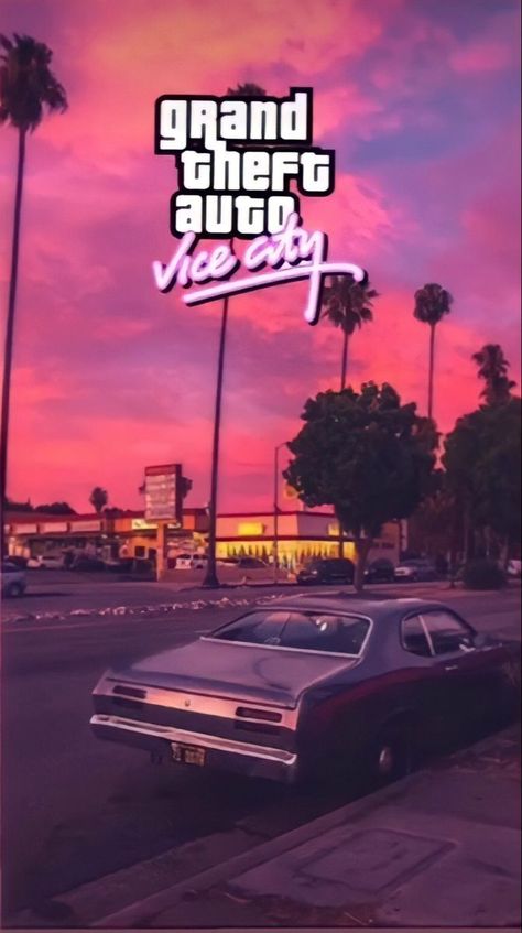 Gta Vice City Aesthetic, Vice City Aesthetic, Gta City, Grand Theft Auto Artwork, Thug Life Wallpaper, City Iphone Wallpaper, Gta Vice City, Grand Theft Auto Series, Background Search